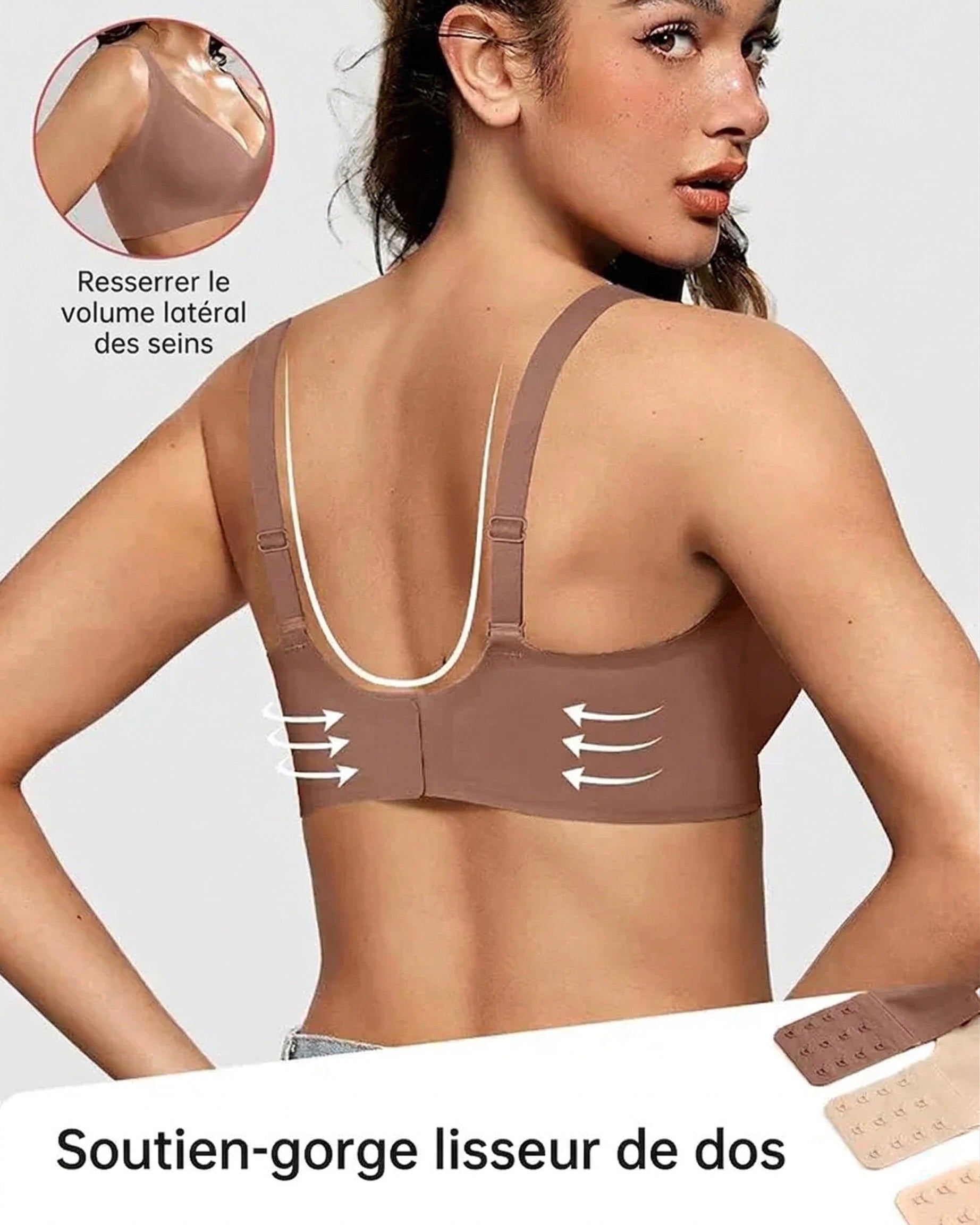 Reggiseno push-up senza cuciture con imbottitura in gel | VEIGGARA