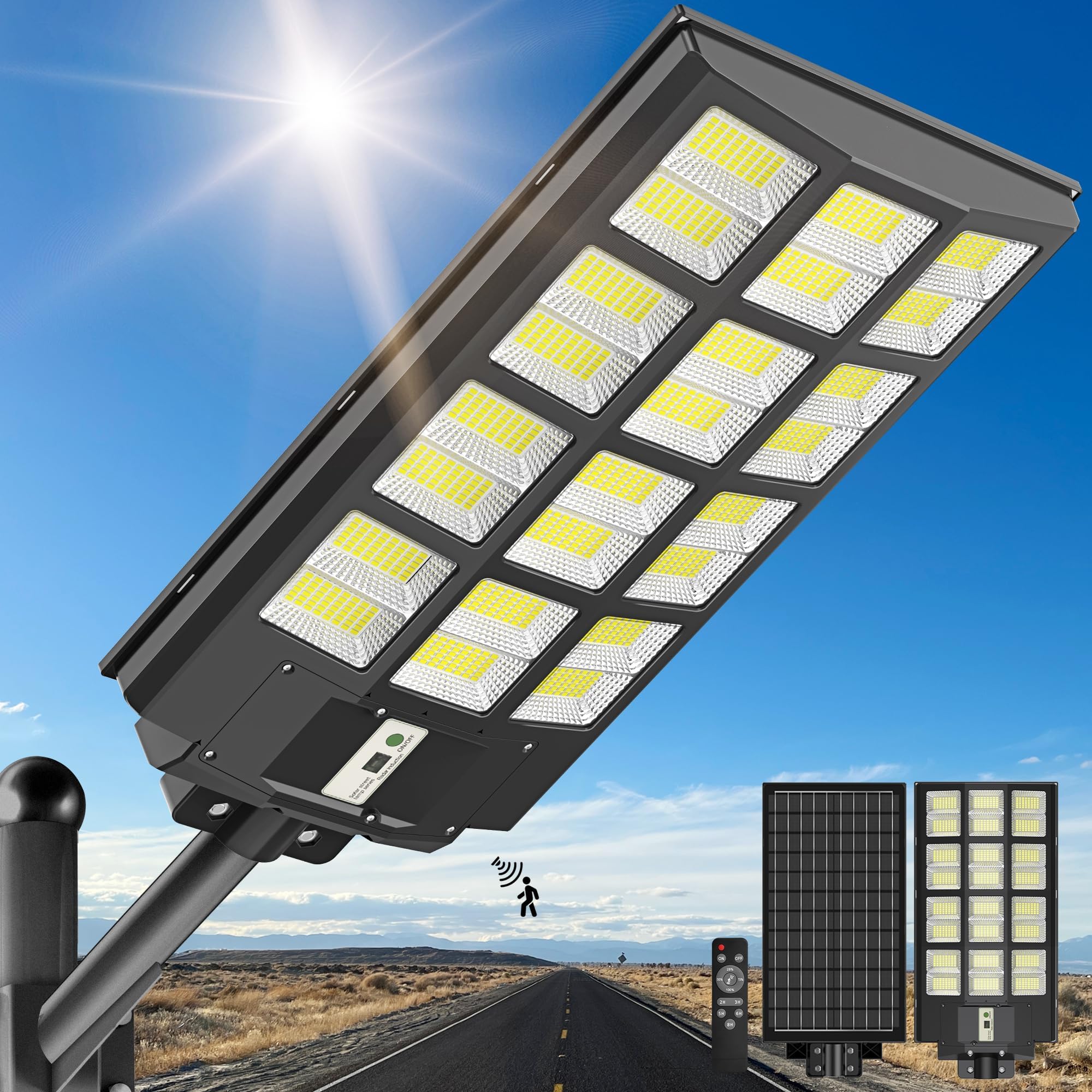 VEIGGARA | Luci solari con sensore di movimento Soled