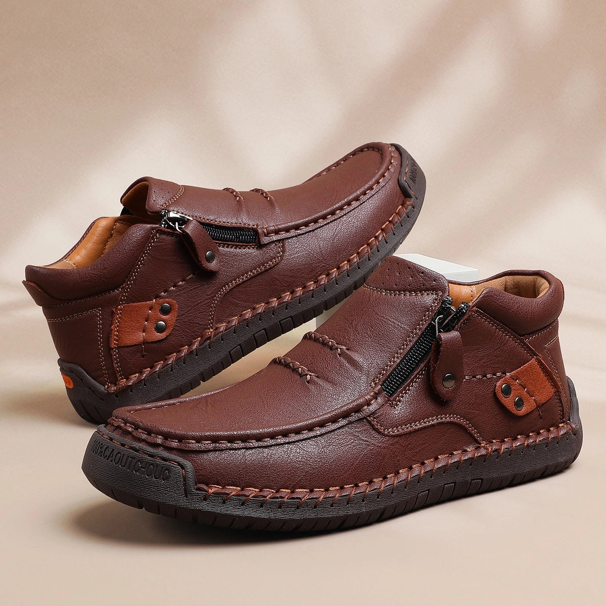 Scarpe Casual in Vera Pelle