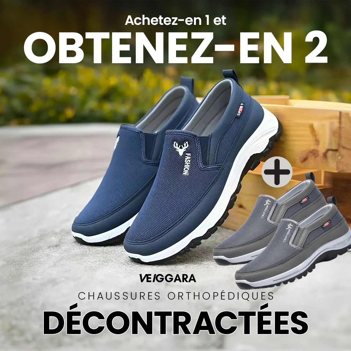 VEIGGARA | Scarpe ortopediche casual (compri 1 e ne ricevi 2)