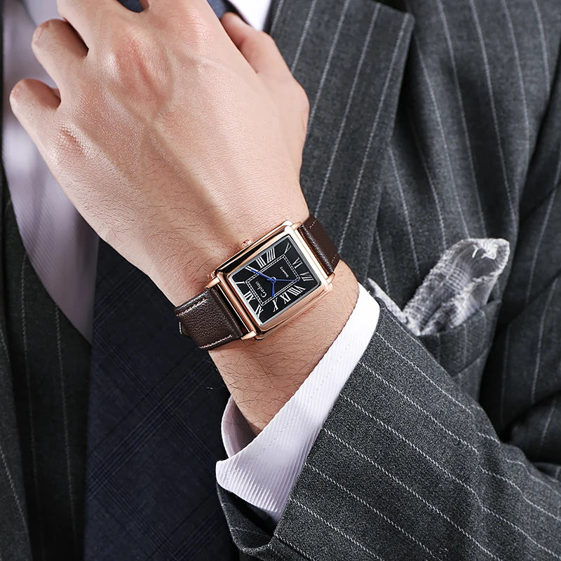 VEIGGARA | Nuovo orologio di lusso da uomo di forma rettangolare