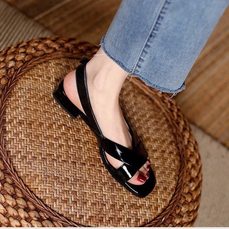 VEIGGARA | Sandali eleganti da donna con tacco basso