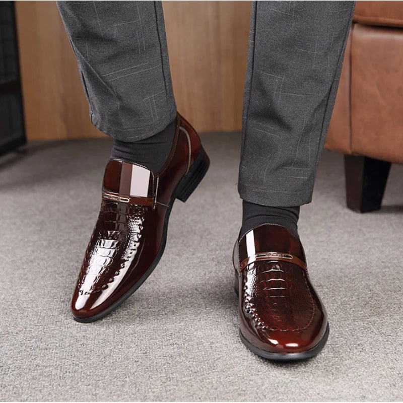 VEIGGARA | Scarpe eleganti di lusso da uomo, punta stretta.