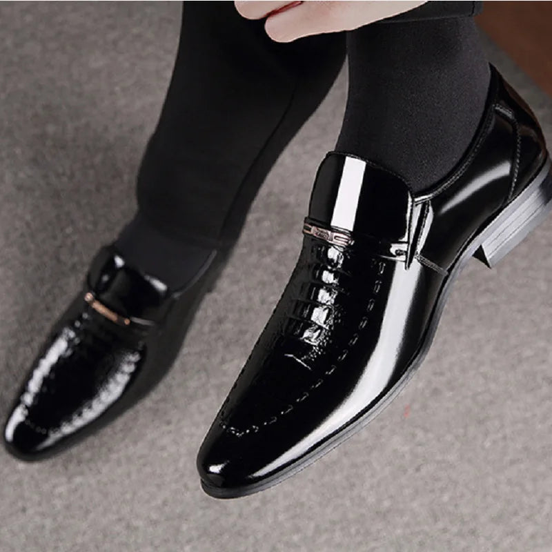 VEIGGARA | Scarpe eleganti di lusso da uomo, punta stretta.