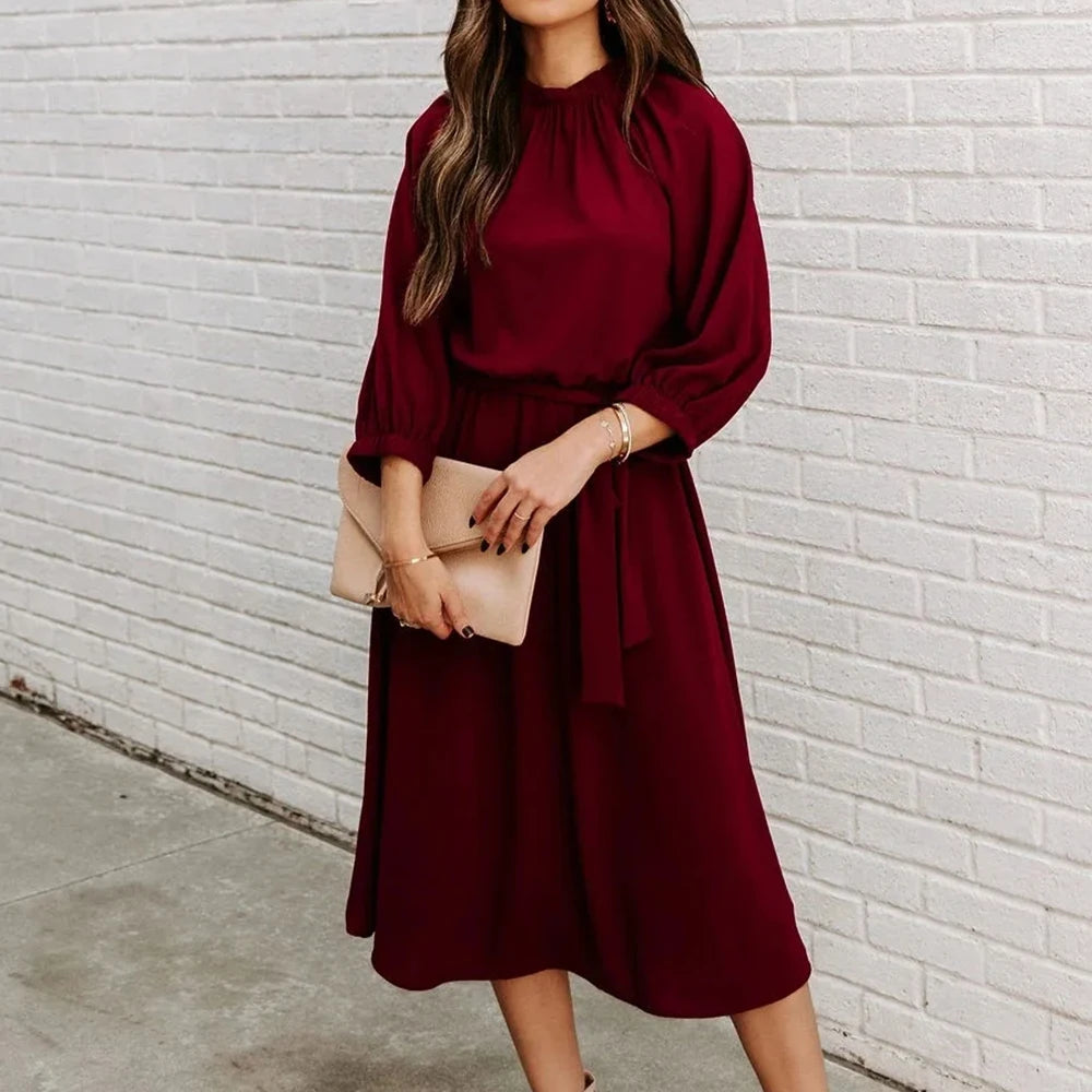 VEIGGARA | Robe de luxe décontractée et élégante pour femme