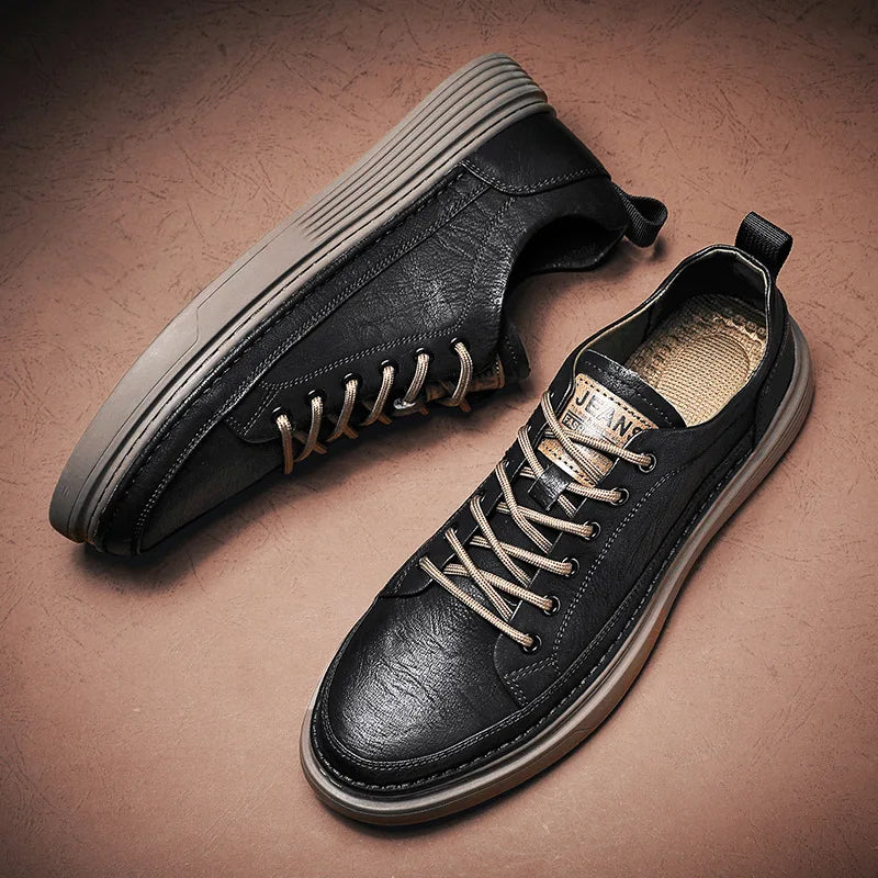Scarpe in pelle casual da uomo