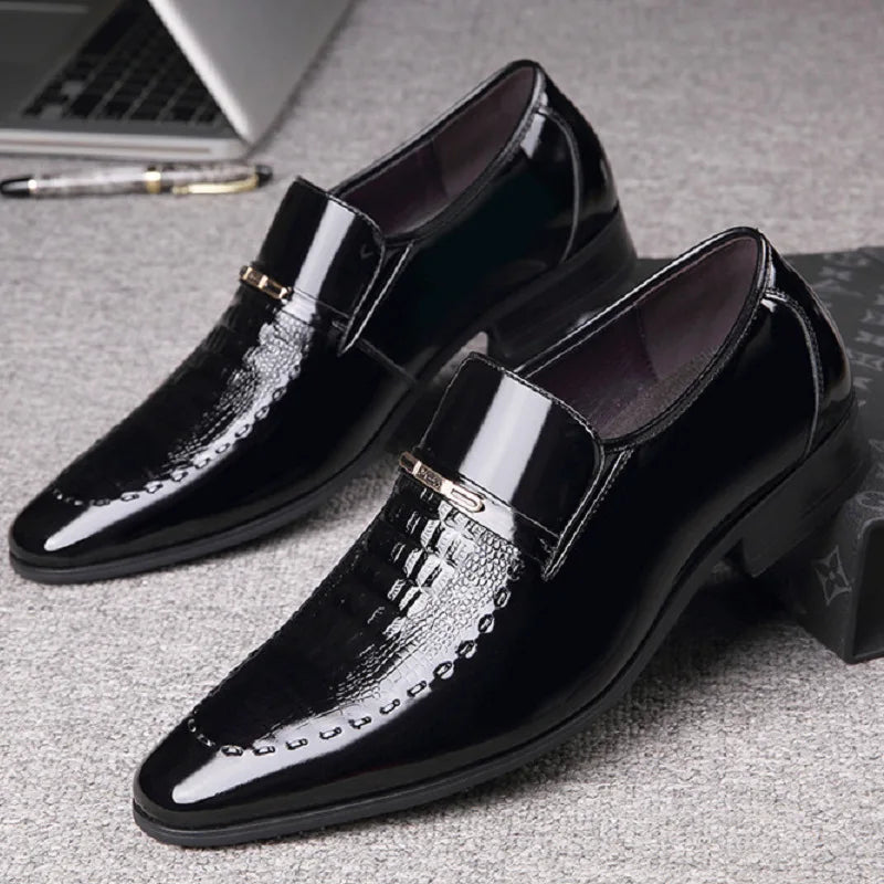 VEIGGARA | Scarpe eleganti di lusso da uomo, punta stretta.