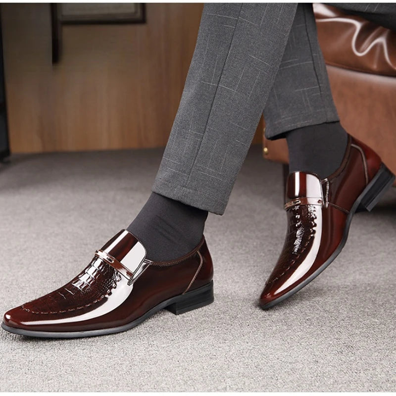 VEIGGARA | Scarpe eleganti di lusso da uomo, punta stretta.