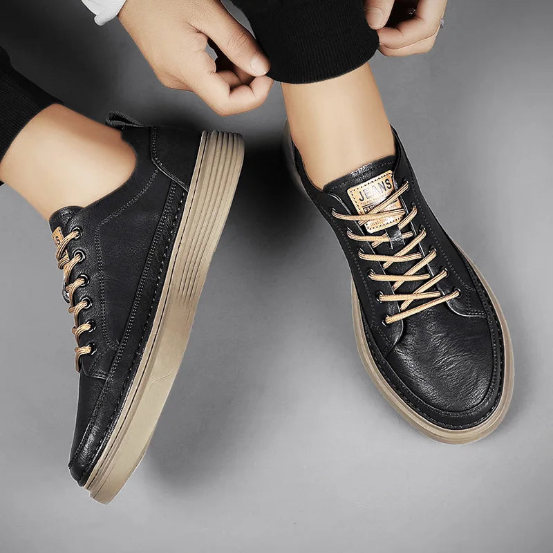Scarpe in pelle casual da uomo
