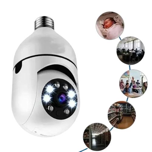 VEIGGARA | Telecamera a visione notturna orientabile a 360° Full HD 1080P