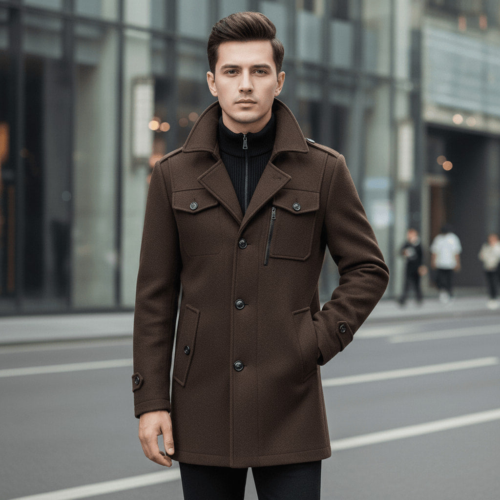 VEIGGARA | Cappotto da uomo due pezzi