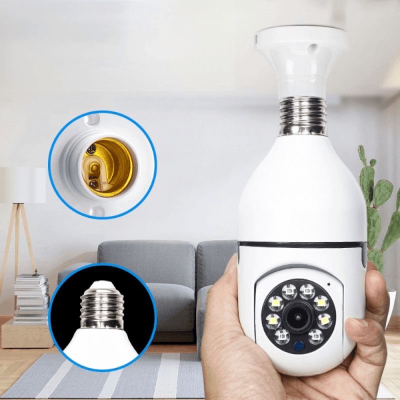 VEIGGARA | Telecamera a visione notturna orientabile a 360° Full HD 1080P