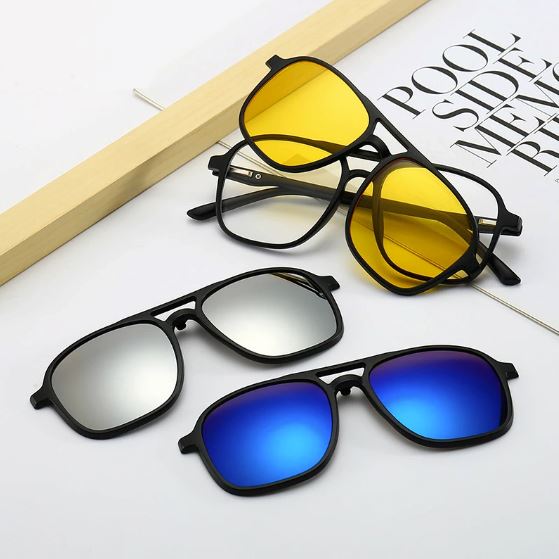 VEIGGARA | Occhiali 6 in 1 moderni e casual