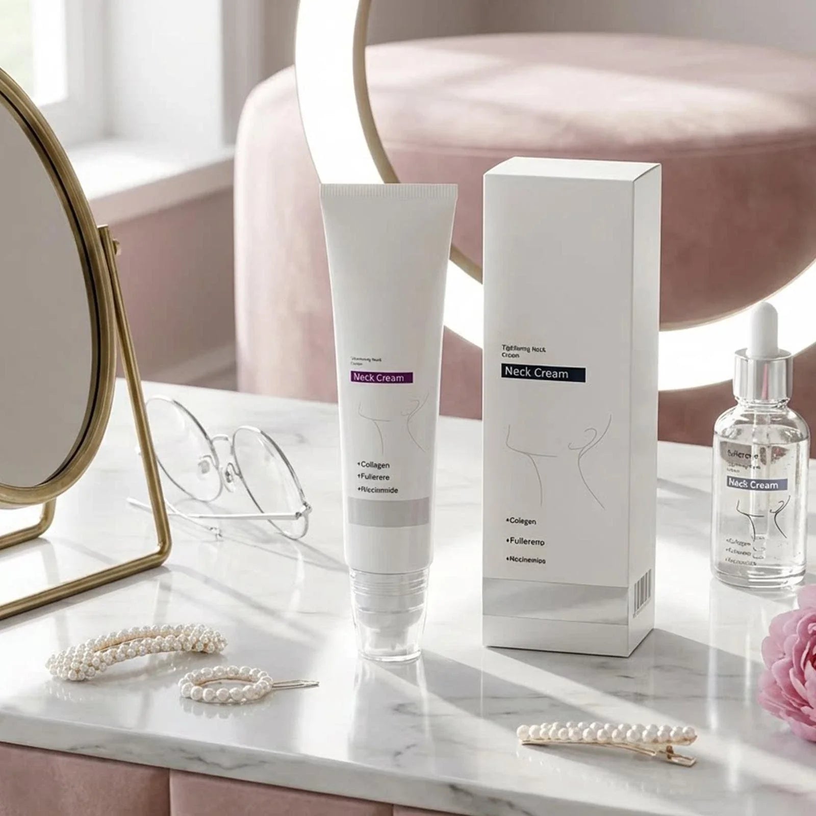 FirmSkin Neck™ - Crema collo al collagene e acido ialuronico | Veiggara