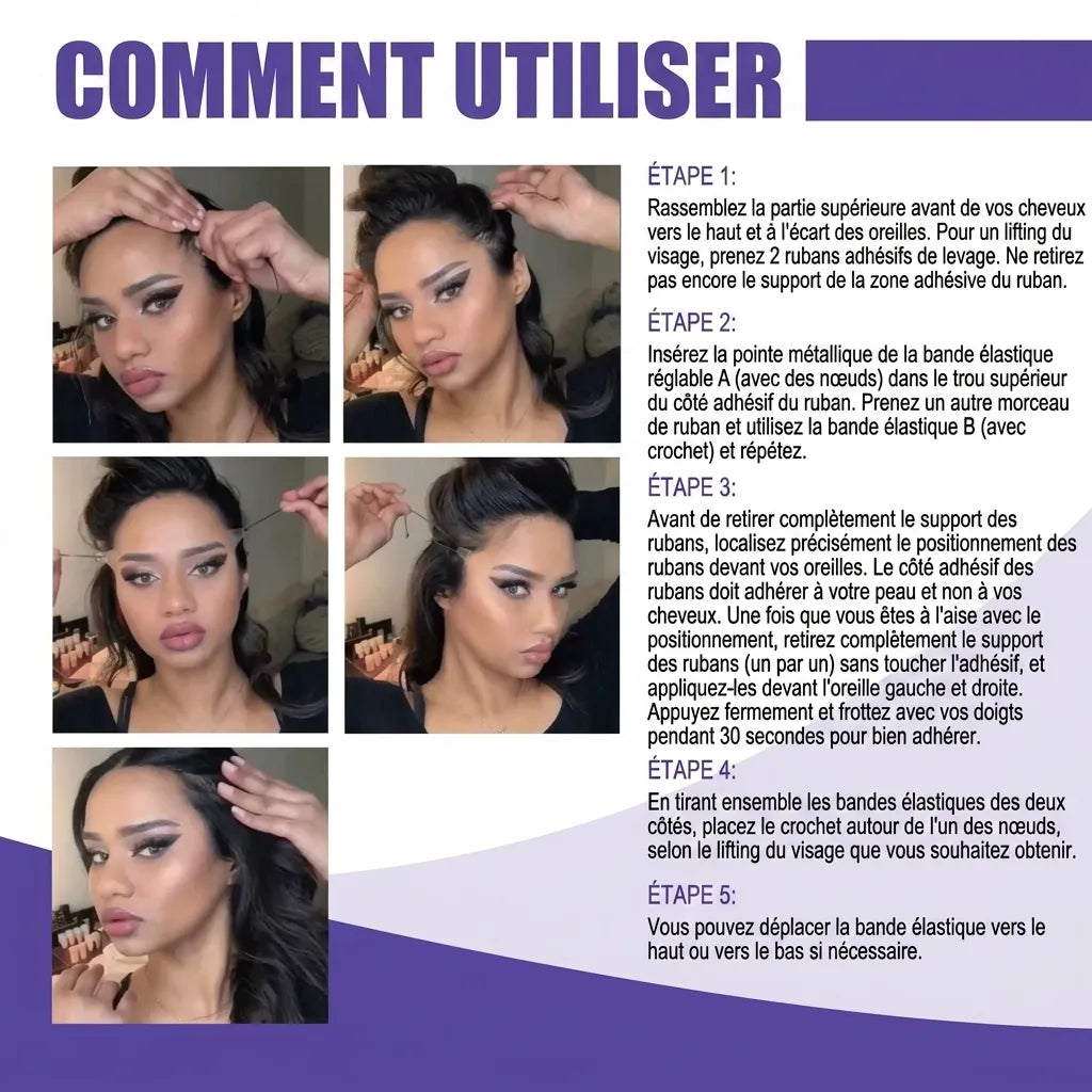 LiftSkin™ Nastro adesivo per lifting istantaneo | Veiggara.