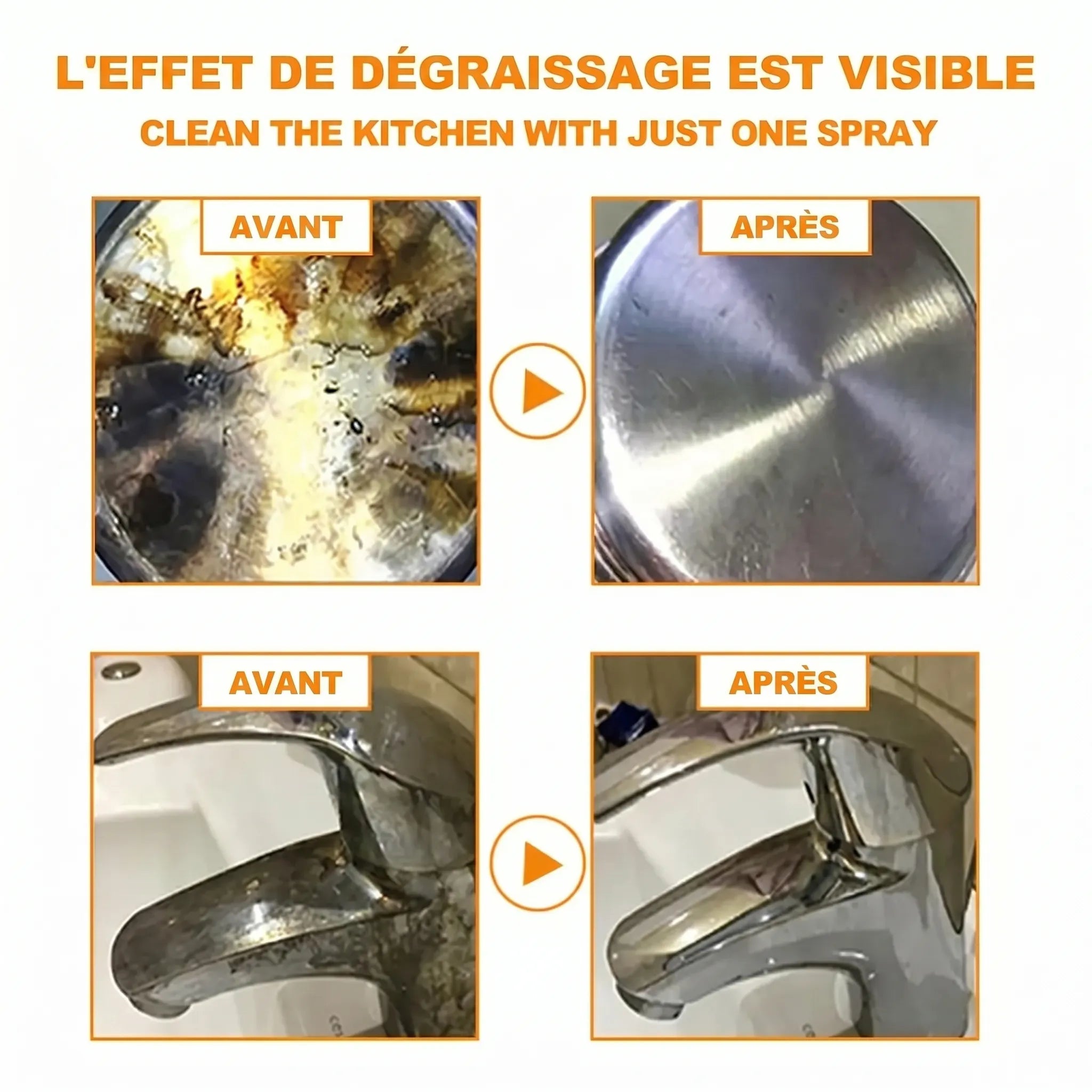 Spray Dégraissant et Nettoyant Multi-usages | Veiggara