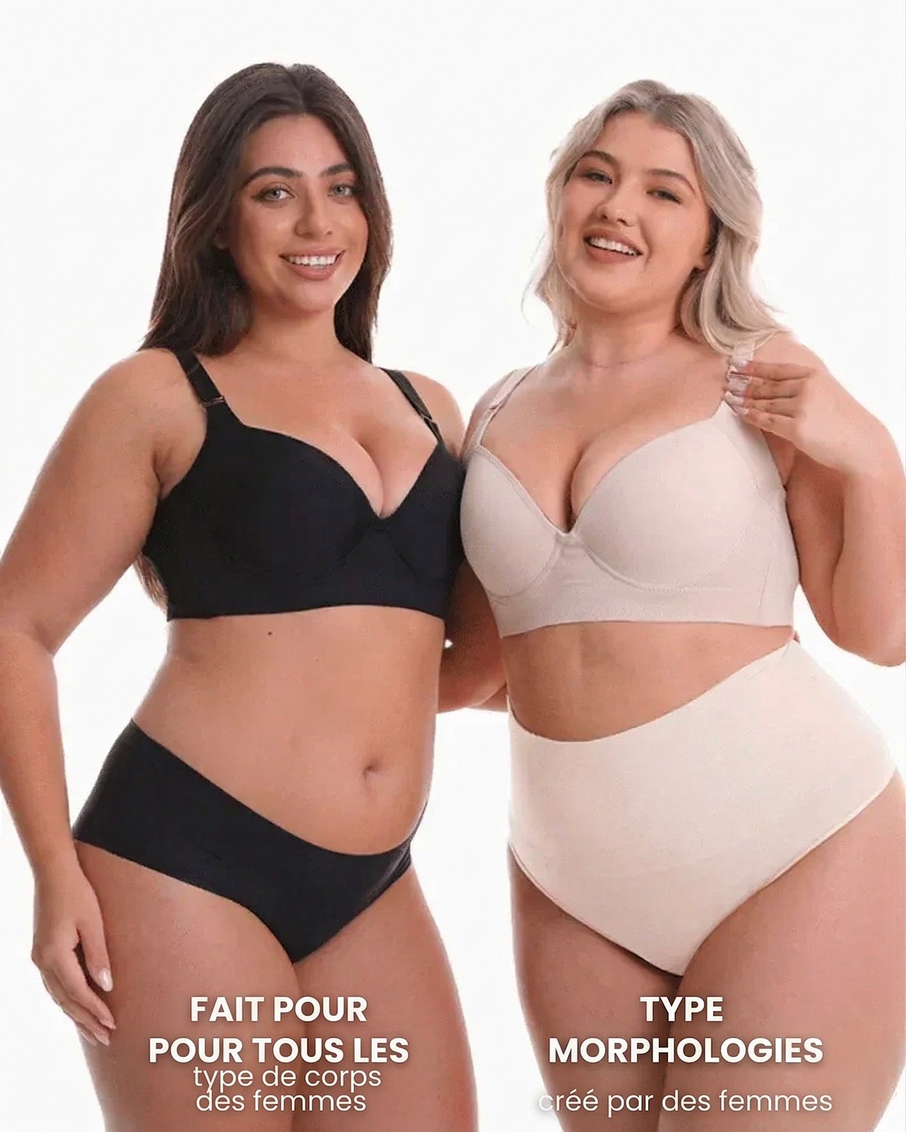 Reggiseno push-up senza cuciture con imbottitura in gel | VEIGGARA