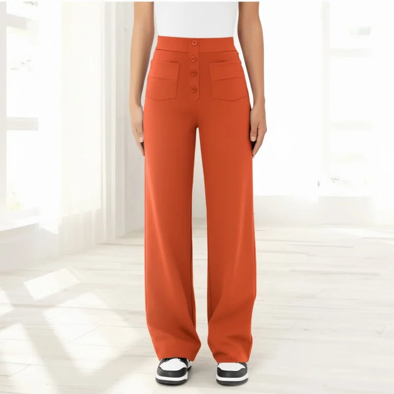 VEIGGARA | Pantaloni casual a vita alta