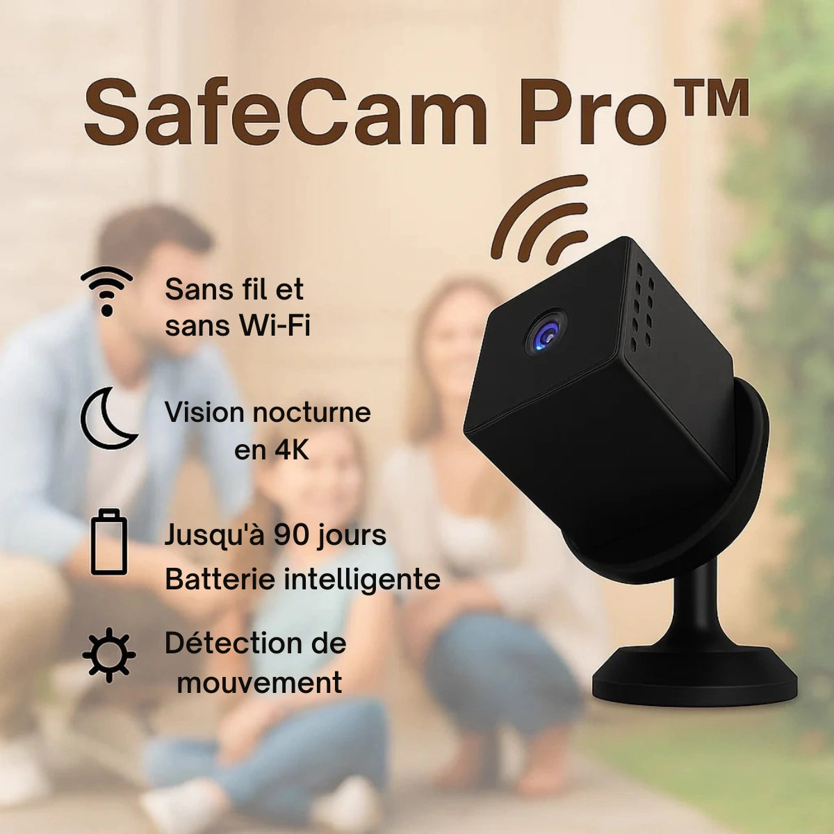 SafeCam PRO - Telecamera di sicurezza | VEIGGARA