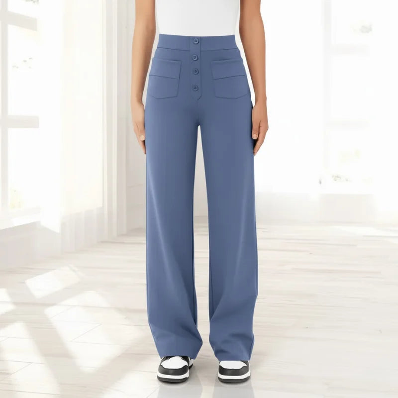 VEIGGARA | Pantaloni casual a vita alta