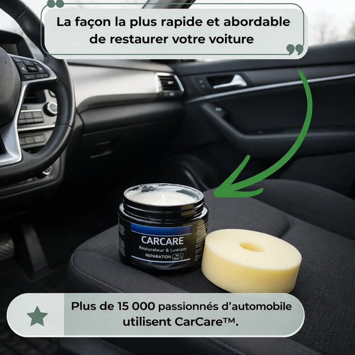 CarCare™ | Crema riparatrice per interni auto (pelle e plastica) | Compri 1, ne ricevi 2 gratis!