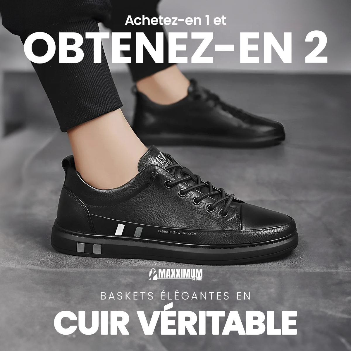 VEIGGARA | Elegante sportschoenen van echt leer