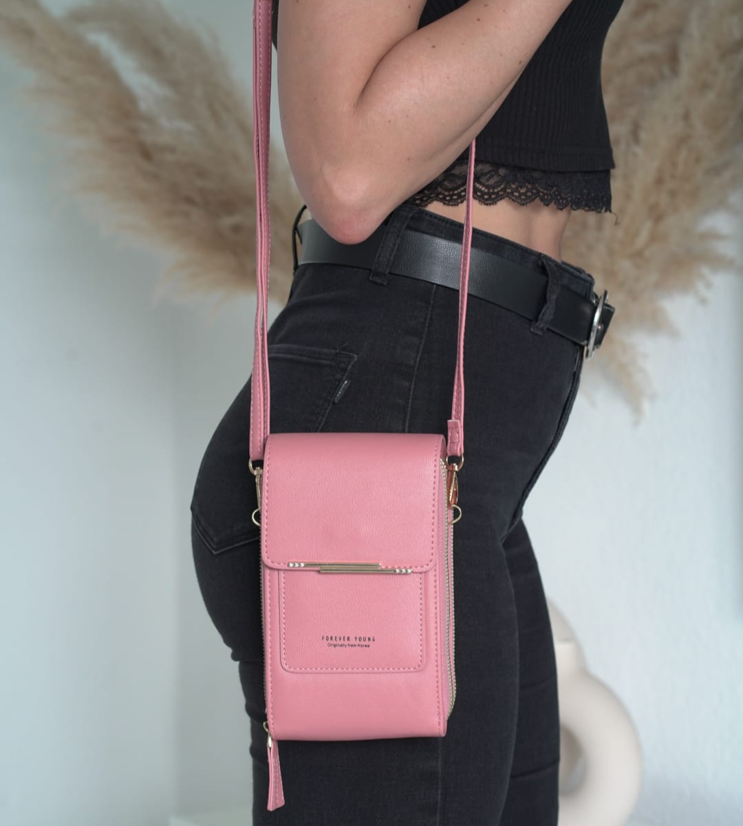 VEIGGARA™ | Sac à bandoulière en cuir avec écran tactile