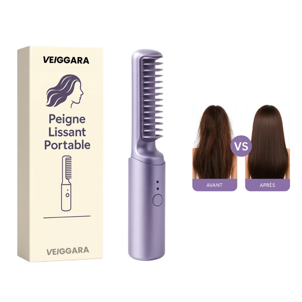 VEIGGARA | Peigne Lissant Portable