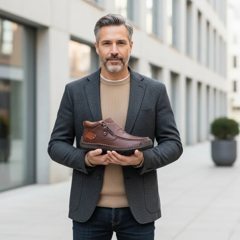 Scarpe Casual in Vera Pelle