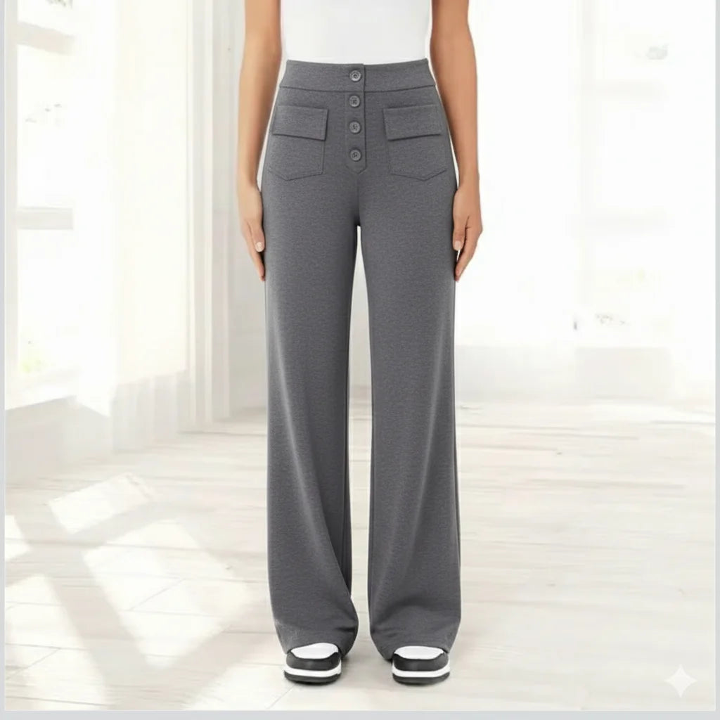 VEIGGARA | Pantaloni casual a vita alta