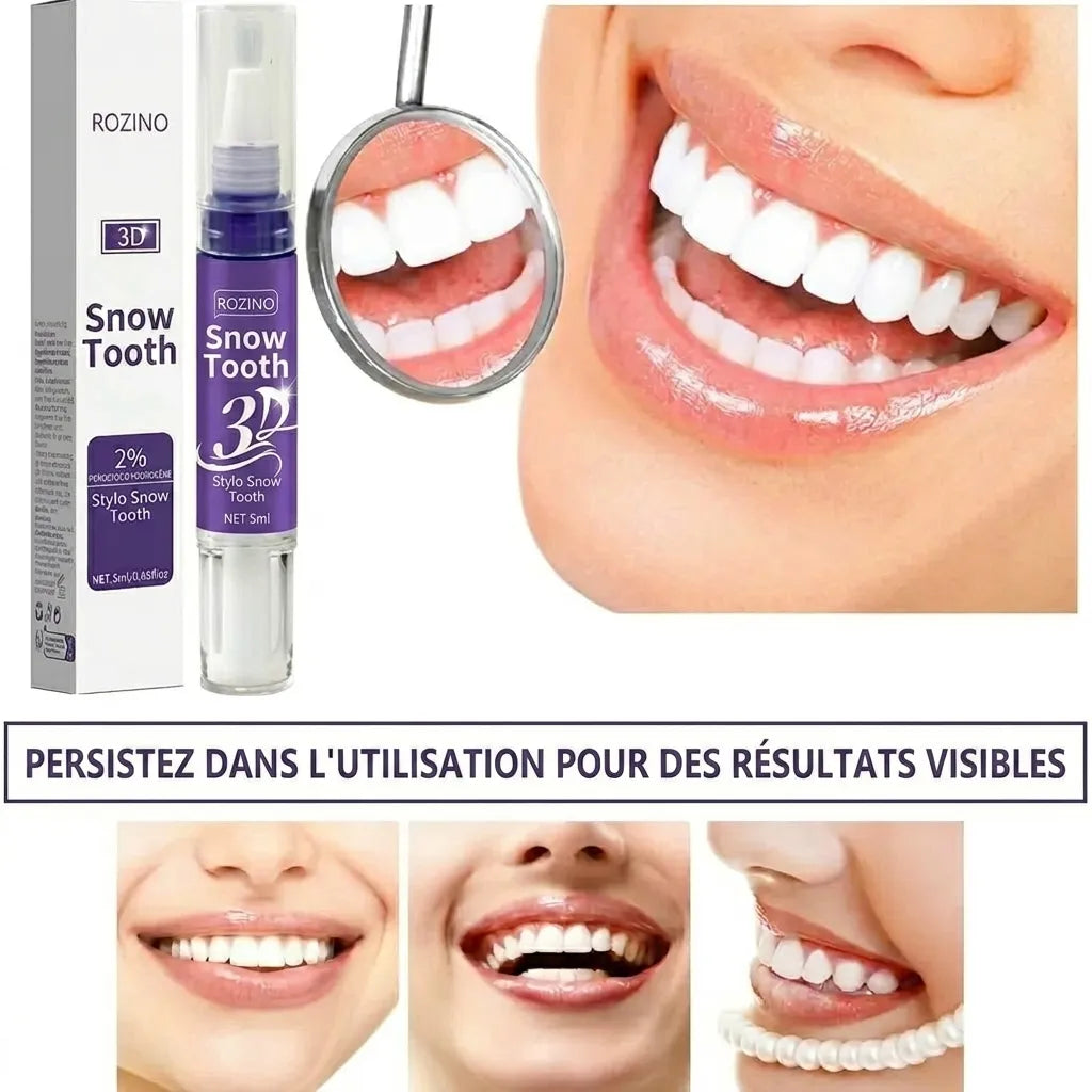 Penna sbiancante per denti - SnowTooth | Veiggara.
