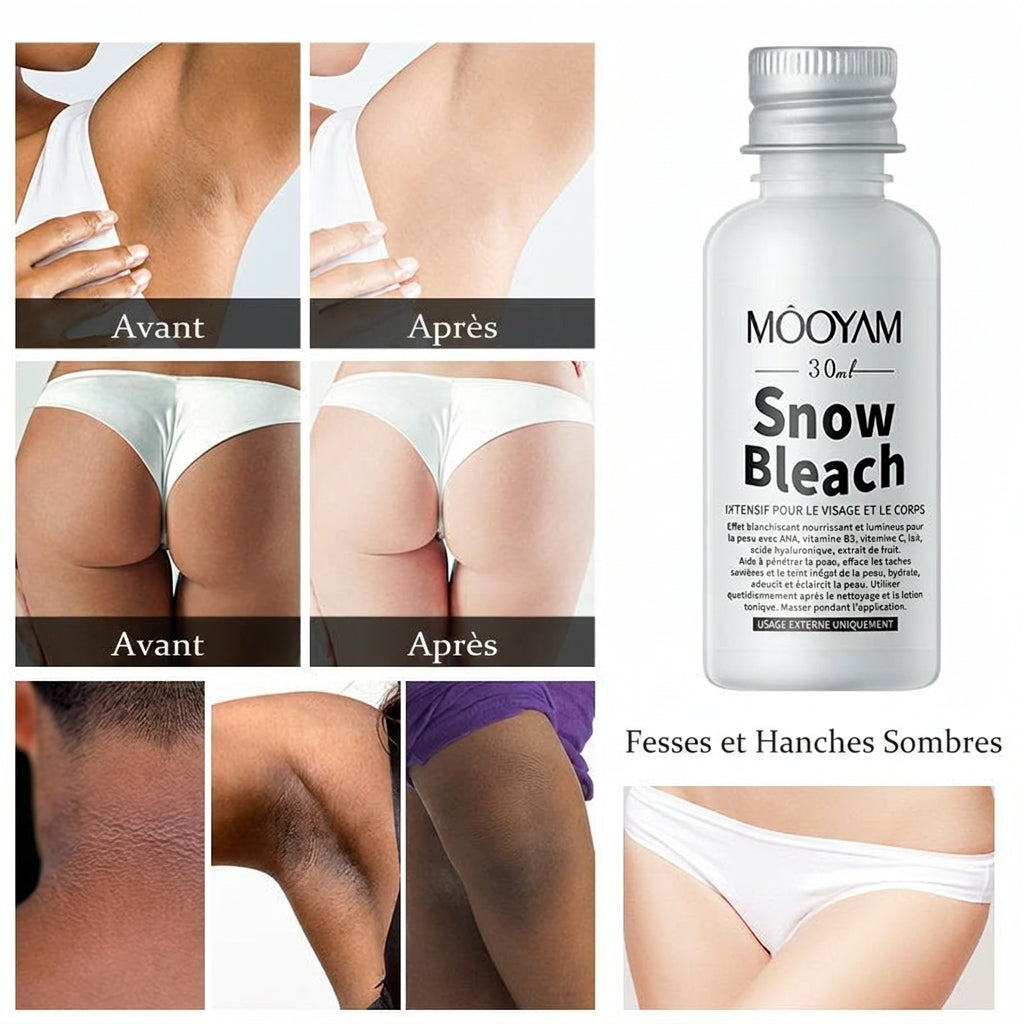SnowBleach™️| Crema sbiancante per il corpo | Veiggara.