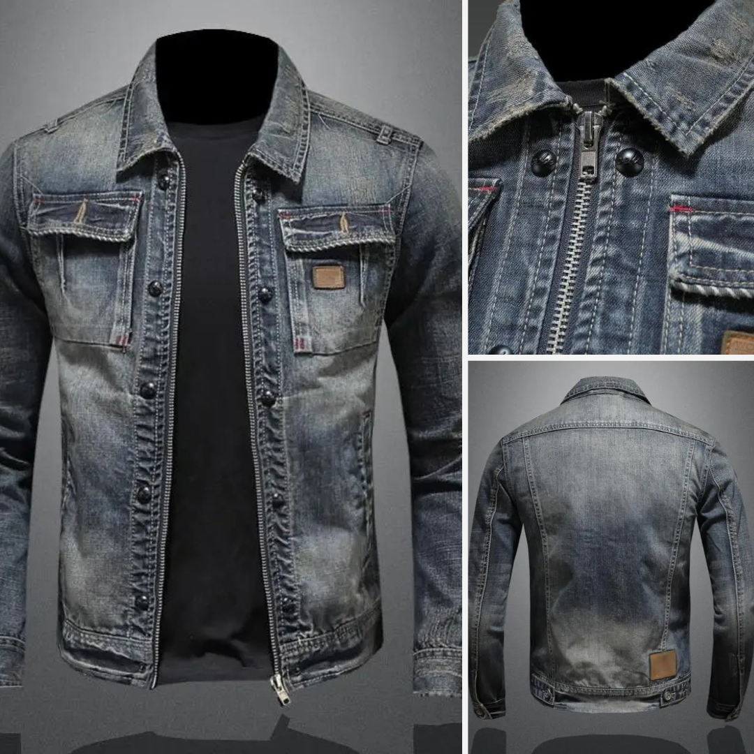 Veiggara | Veste en jean pour hommes Pyery