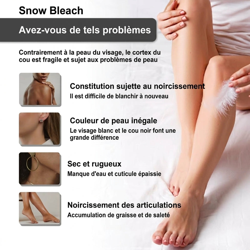 SnowBleach™️| Crema sbiancante per il corpo | Veiggara.