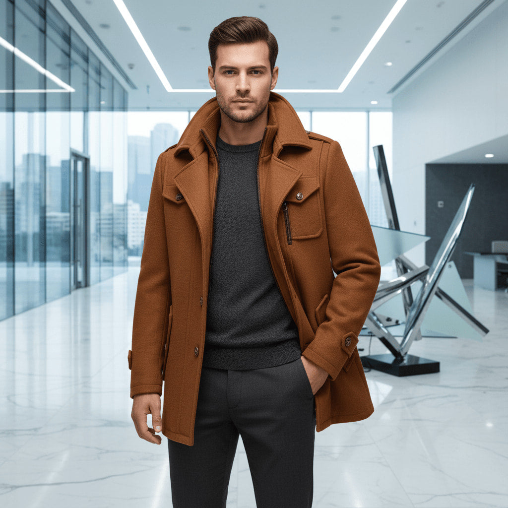 VEIGGARA | Cappotto da uomo due pezzi