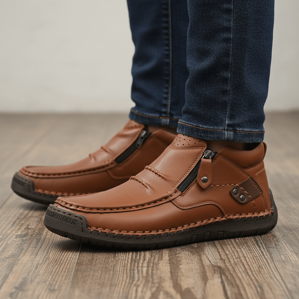 Scarpe Casual in Vera Pelle