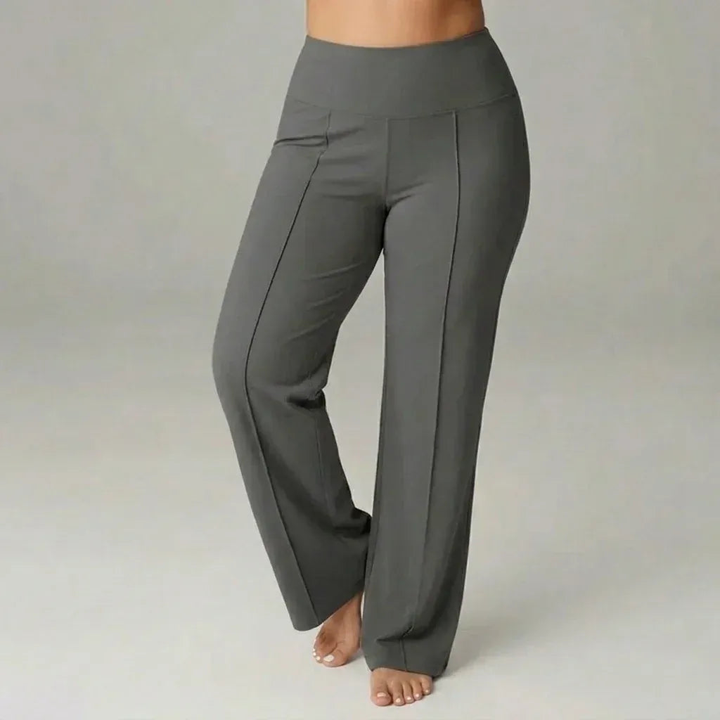 SoftFlex Comfort | Pantaloni a vita alta elasticizzati a gamba larga - VEIGGARA