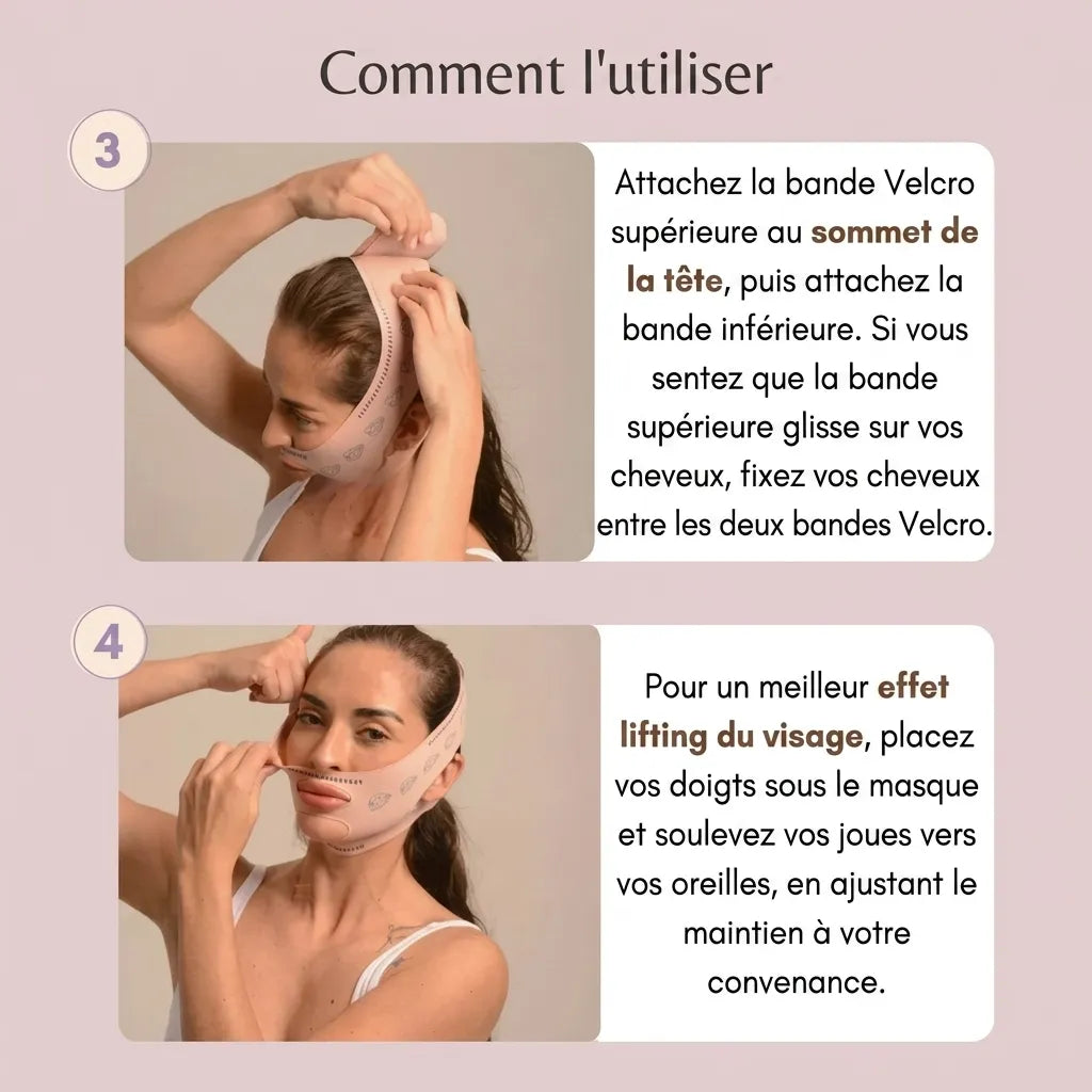 V-Revita™ - Maschera viso per ridurre il doppio mento e le rughe | Veiggara
