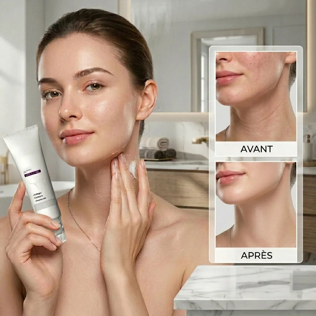 FirmSkin Neck™ - Crème pour le cou au collagène et à l'acide hyaluronique | Veiggara.